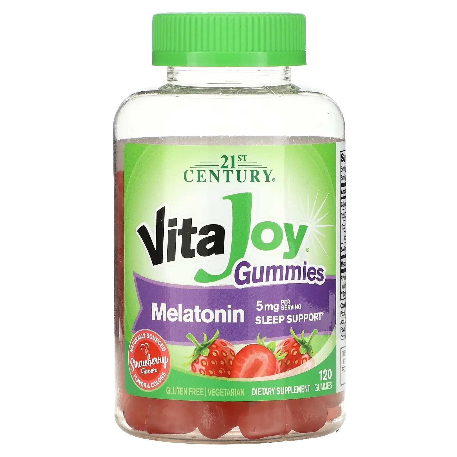 VitaJoy Melatonin Gummies, 5 mg, 120 Gummies (2.5 mg per Gummy)