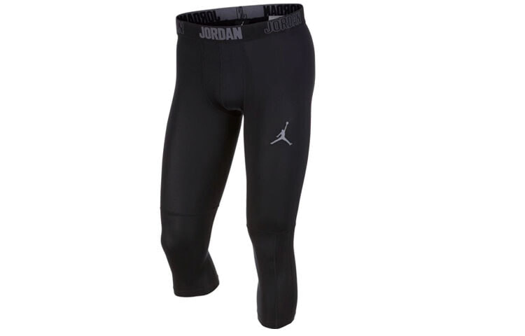 Jordan Dri-Fit 23 Alpha 3/4训练健身裤 男款 黑色 / Трендовая спортивная одежда Jordan Dri-Fit 23 Alpha 34