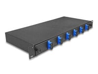 Delock 67000 - SC - OS2 - Black - Metal - Rack mounting - 1U