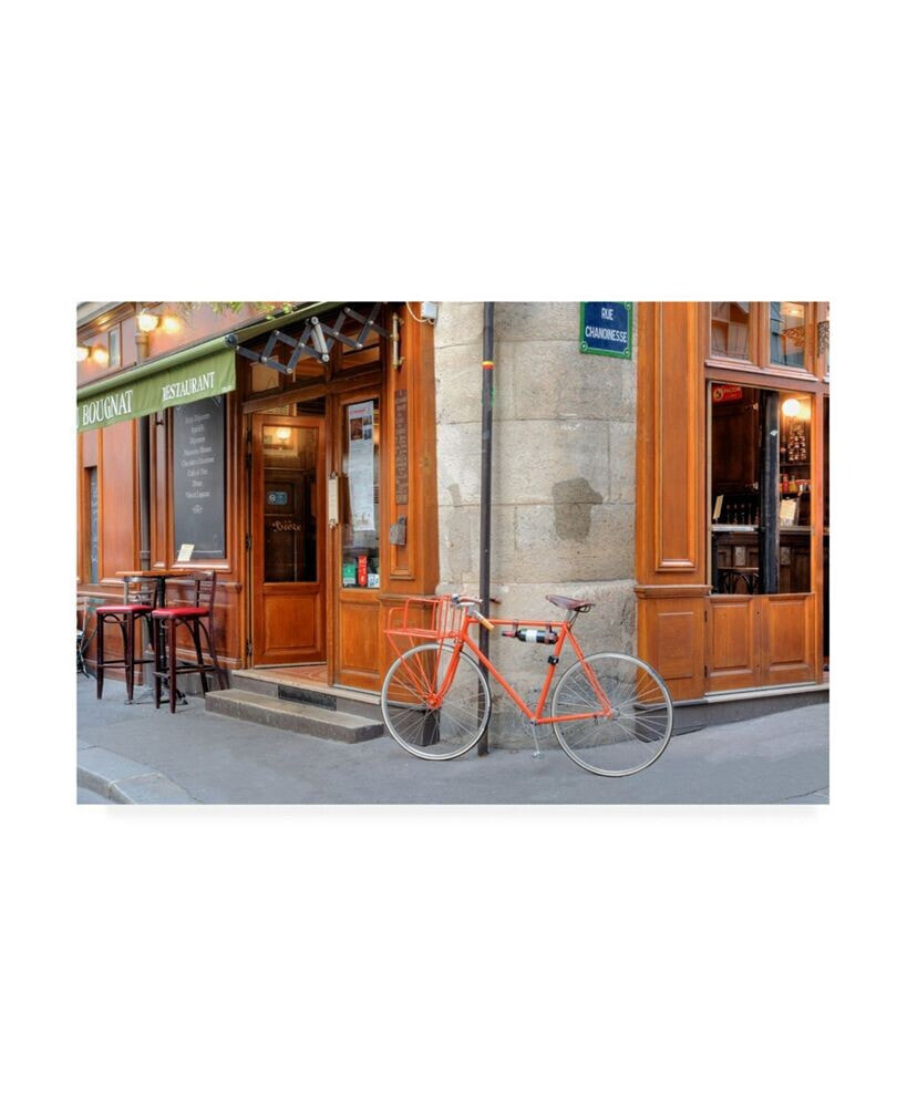 Trademark Global alan Blaustein Orange Bicycle, Paris Canvas Art - 27