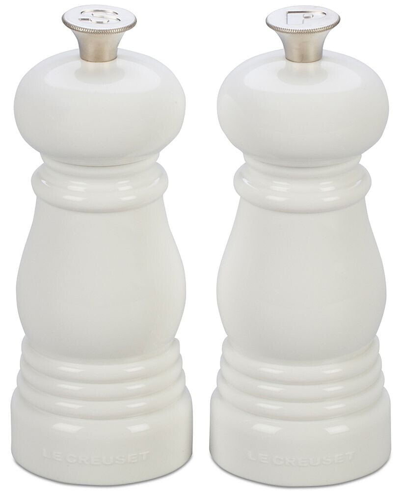 Petite Salt and Pepper Mill Set with Adjustable Grind