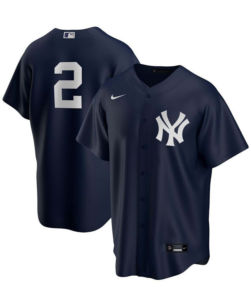 Nike men's Derek Jeter Navy New York Yankees Alternate Replica Player Jersey