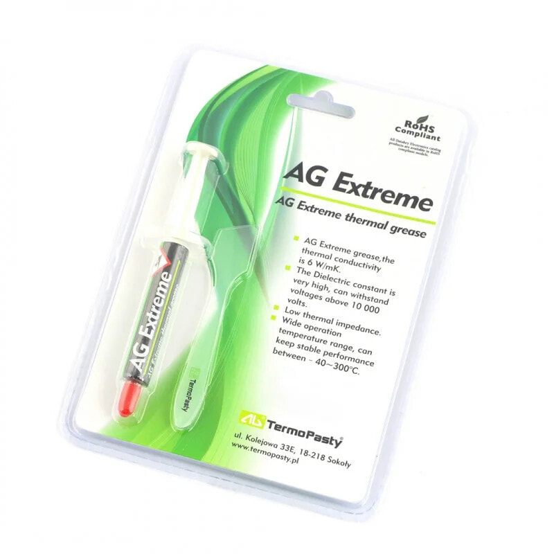 Термопаста AG Extreme - шприц 3g