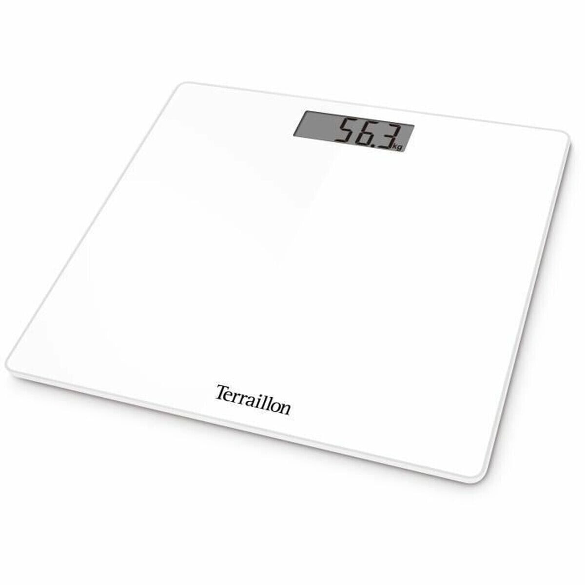 Цифровые весы для ванной Terraillon Tsquare Белый Cтекло