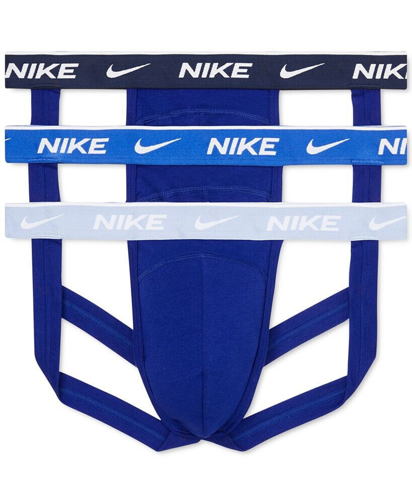 Nike men's 3-Pk. Dri-FIT Essential Cotton Stretch Jock Strap