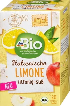 Früchtetee Italienische Limone (20 Beutel), 40 g