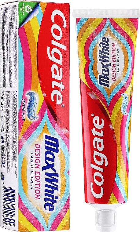 Aufhellende Zahnpasta - Colgate Max White Design Edition