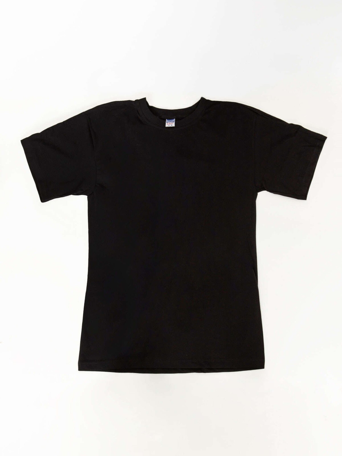 Мужская футболка повседневная черная однотонная Factory Price T-shirt-BR-TS-1005.30-czarny