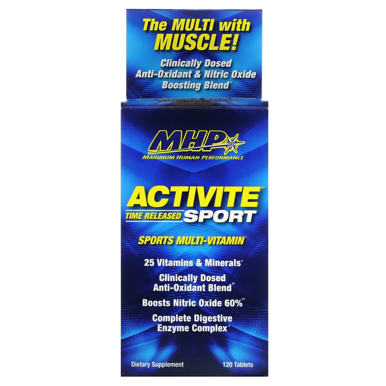 Activite Sport, Multi Vitamin, Time Released, 120 Tablets