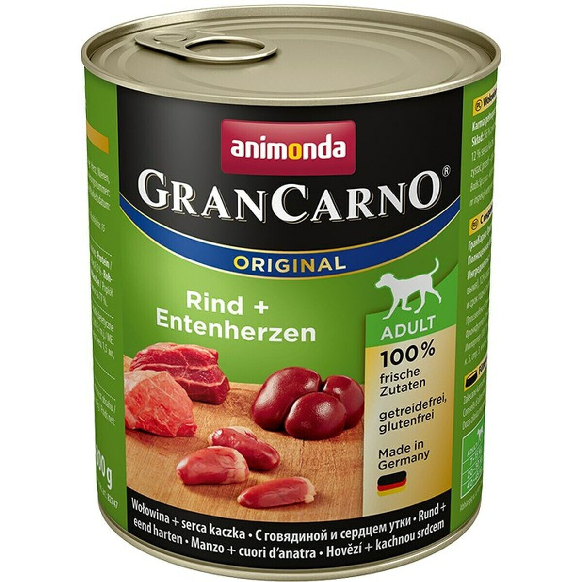 Влажный корм Animonda GranCarno Original Телятина утка 800 g