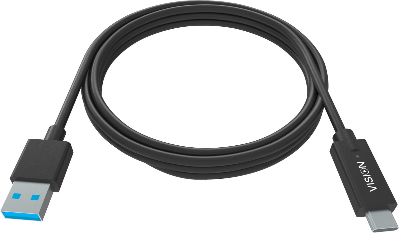 Vision TC 2MUSBCA/BL USB кабель 2 m 3.2 Gen 1 (3.1 Gen 1) USB A USB C Черный