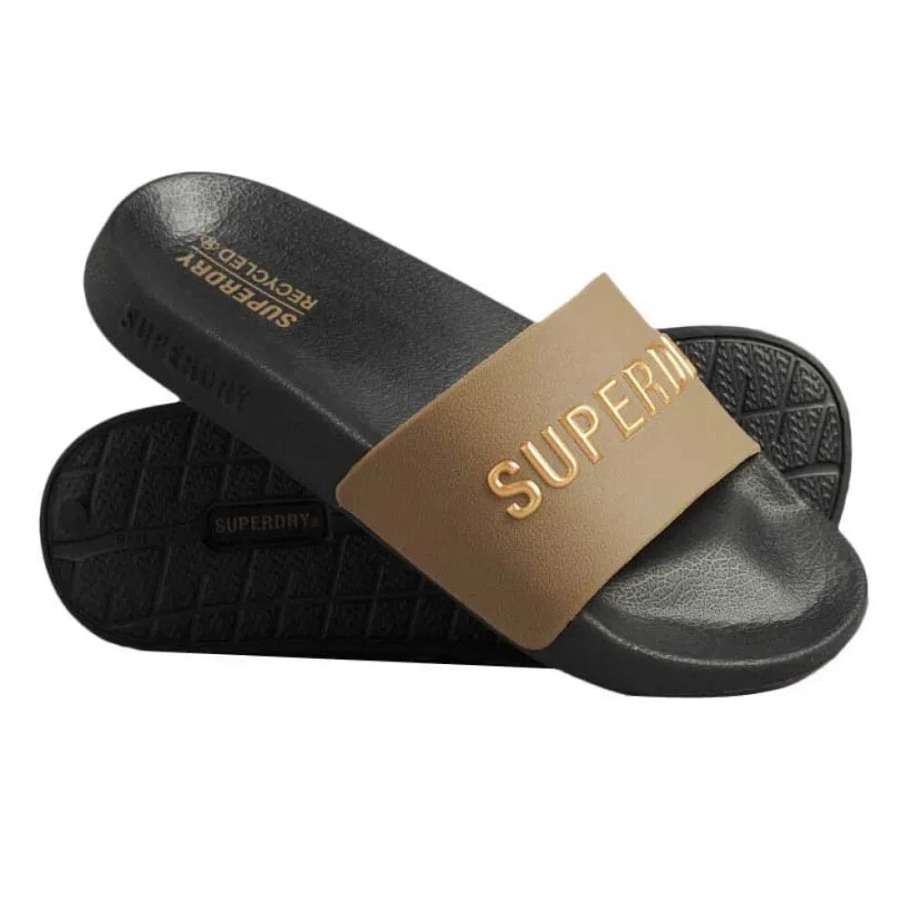 SUPERDRY Code Logo Vegan Slides