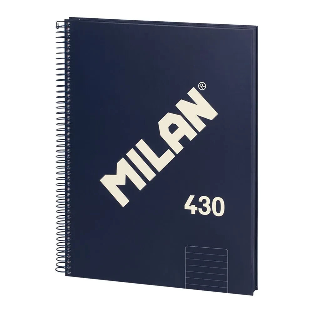 MILAN Spiral Notebook Lined Paper 80 A4 Sheets 1918 Series