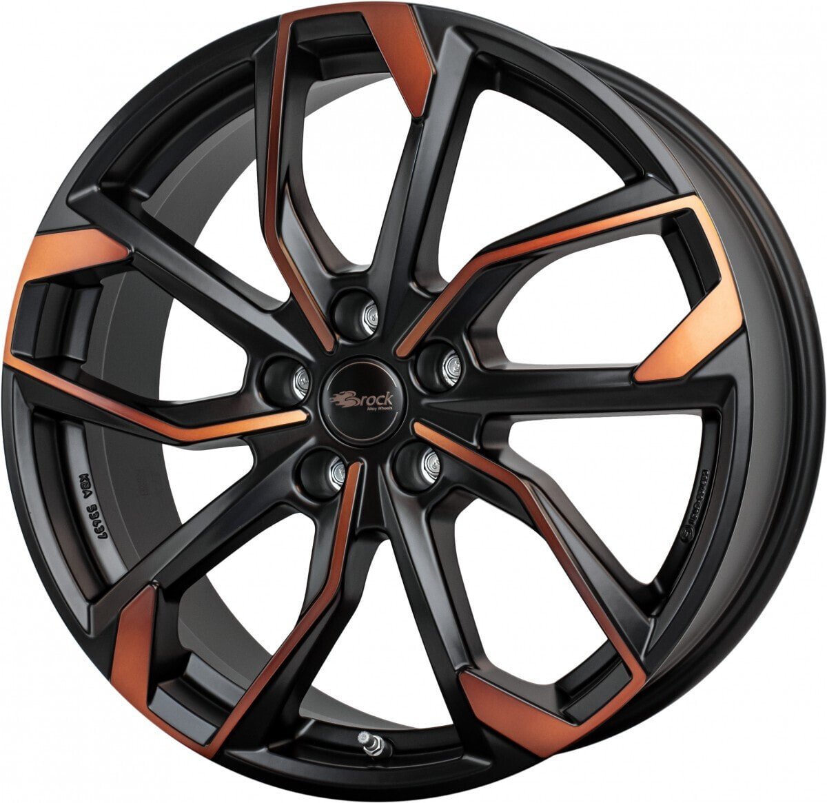 Колесный диск литой RC-Design RC34 black orange matt - DEMO1 8x19 ET40 - LK5/112 ML57.1