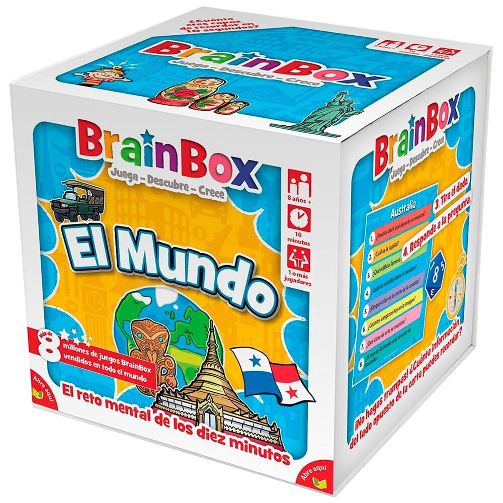 ASMODEE Brainbox El Mundo Spanish Board Game
