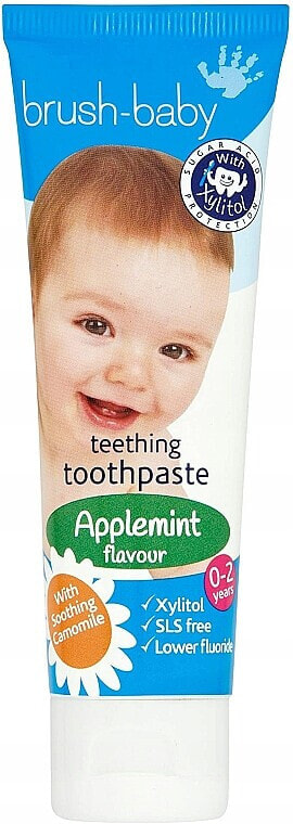 Zahnpasta 0-2 Jahre - Brush-Baby Applemint Flavour Teething Toothpaste