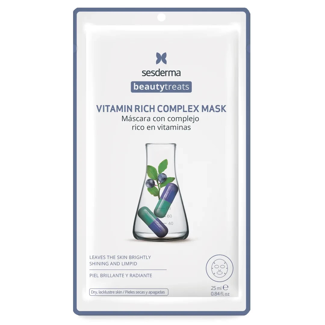 Sesderma Beauty Treats Vitamin Rich Complex Mask Тканевая витаминная маска для сияния кожи 25 мл