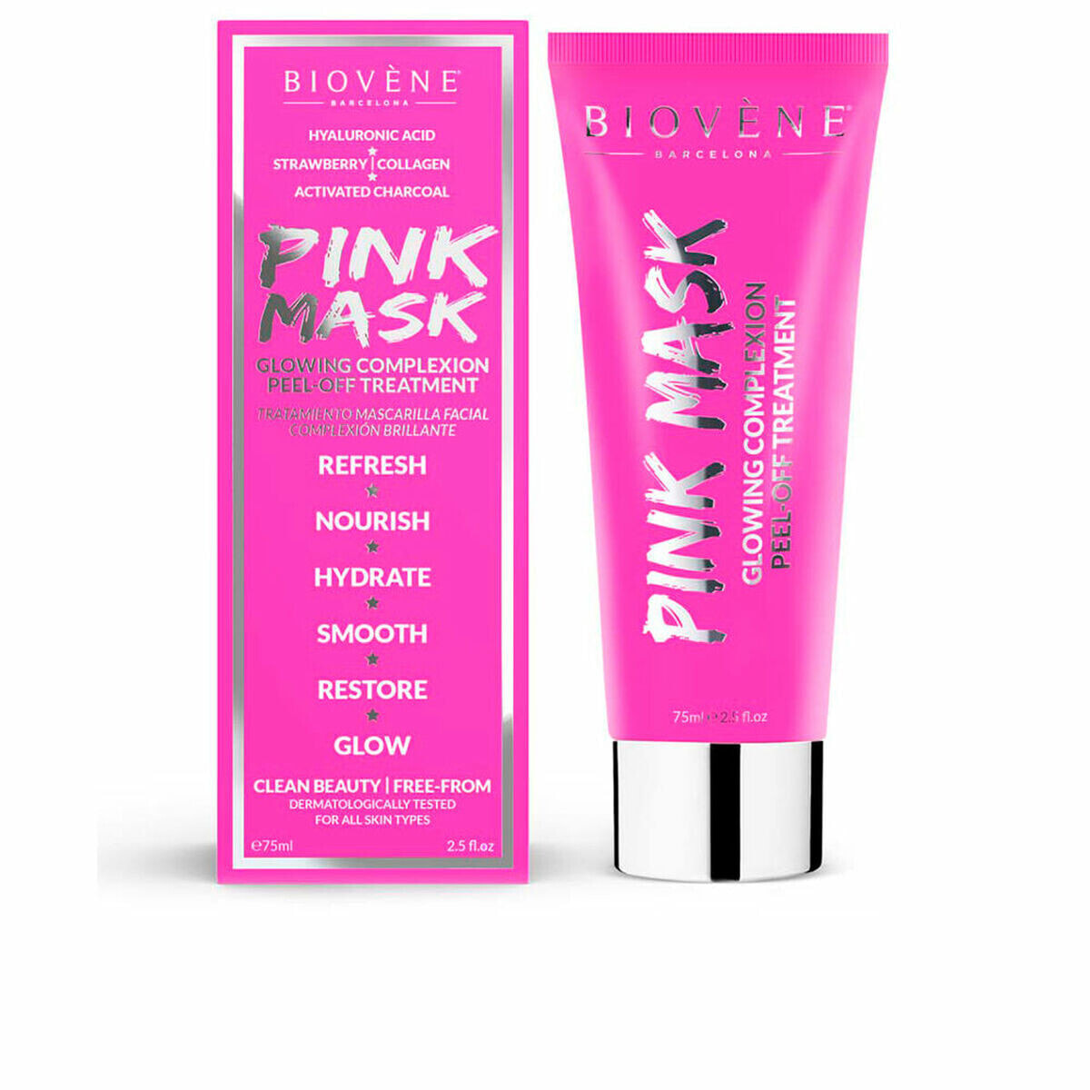 Маска для лица Peel Off Biovène Pink 75 ml