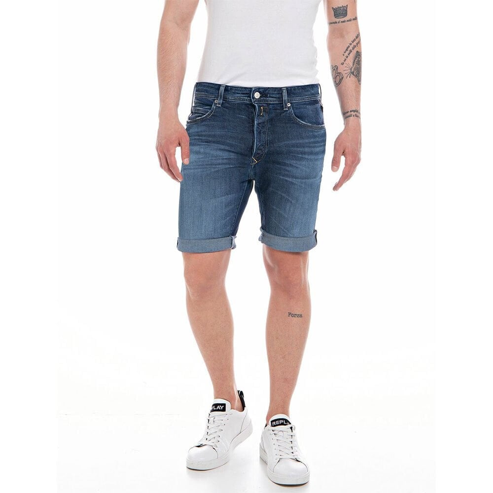 REPLAY MA981Y.000.573600 Denim Shorts