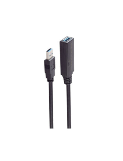 BS13-39095 - 20 m - USB A - USB A - 5 Mbit/s - Black