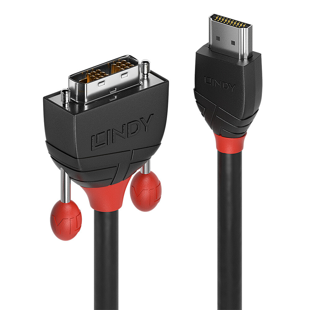Lindy 36273 видео кабель адаптер 3 m HDMI Тип A (Стандарт) DVI-D Черный