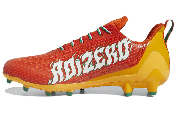 adidas Adizero Cleats 轻便耐磨防滑 人造草地足球鞋 橙黄 / Бутсы футбольные Adidas Adizero GW7626