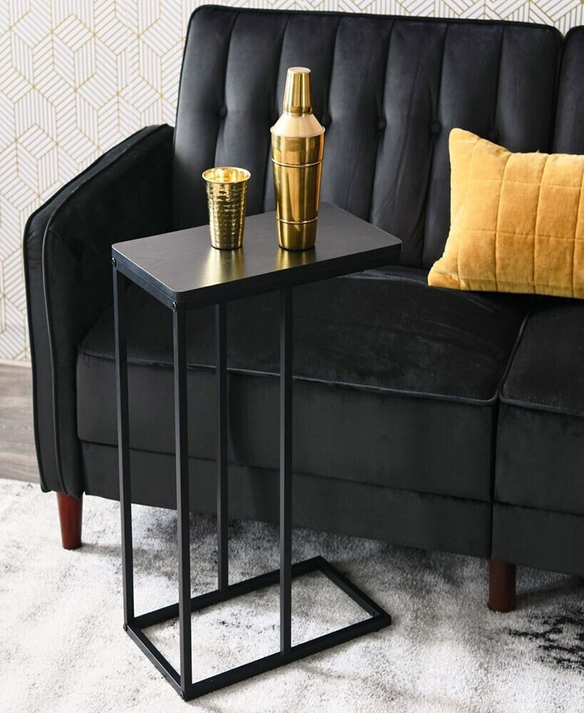 Household Essentials modern C-Shaped Side Table