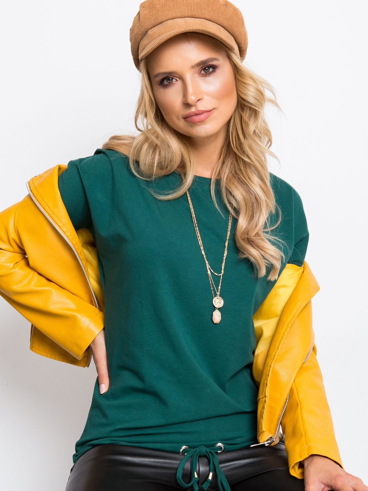 Женская блузка зеленая Factory Price