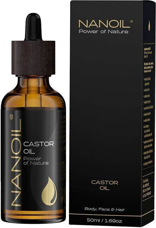 Nanoil Castor Oil Касторовое масло для волос и тела 50 мл