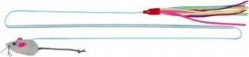 Trixie Cat fishing rod with 2 toys, 40 cm