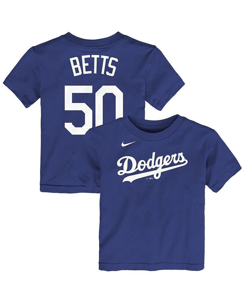 Nike toddler Los Angeles Dodgers Name and Number Player T-Shirt - Mookie Betts