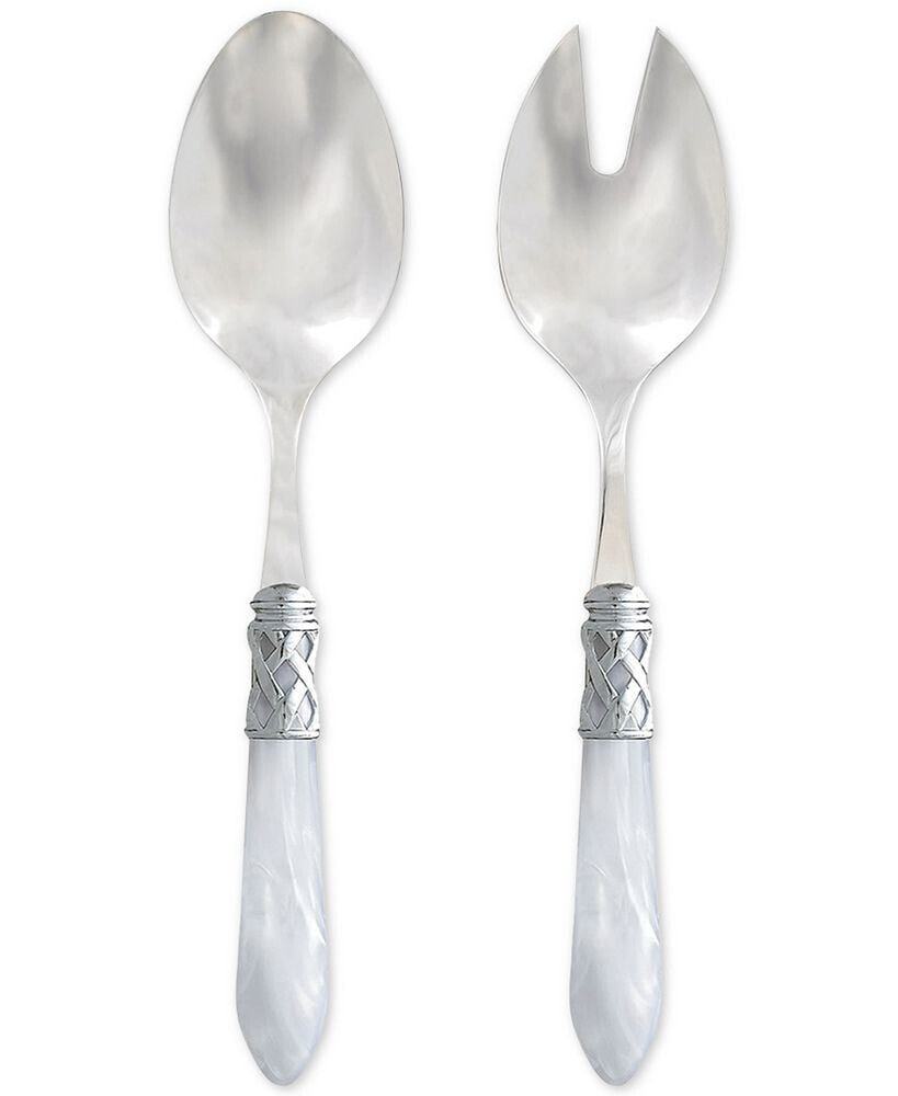 VIETRI aladdin Brilliant 2-Pc. Salad Server Set