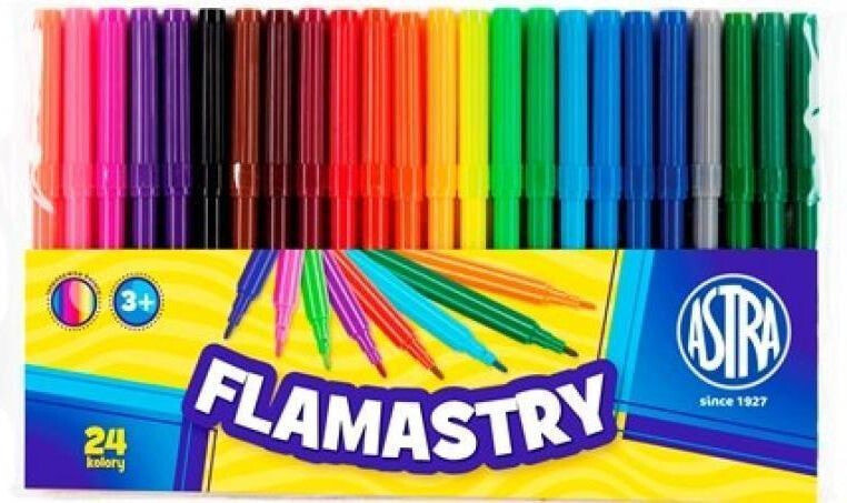 Astra felt tip pens 24 colors