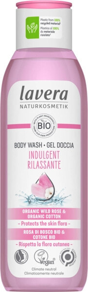 Средство для душа lavera Care shower gel with wild rose ( Body Wash) 250 ml