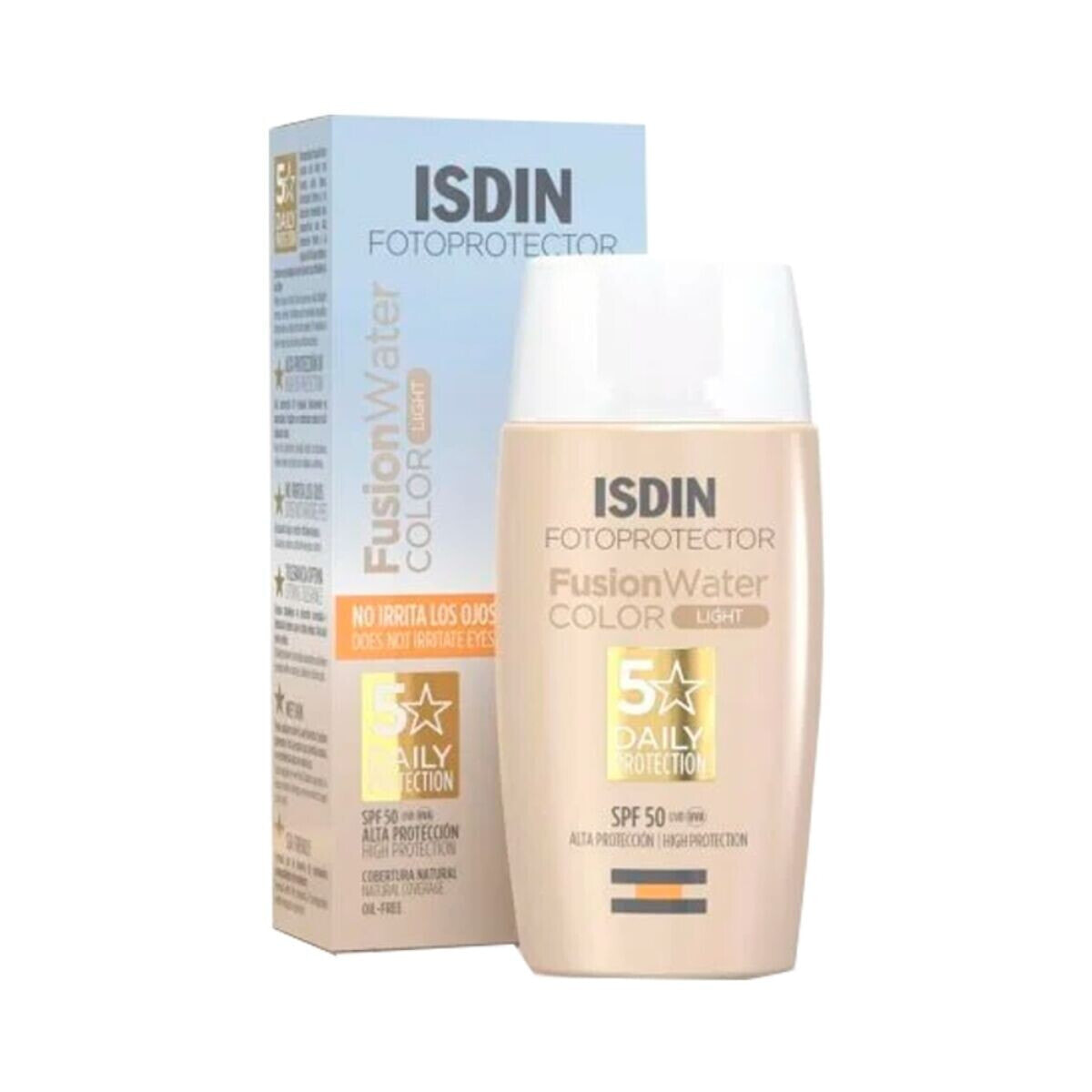 Солнцезащитное средство с цветом Isdin Fusion Water Spf 50 Light 50 ml