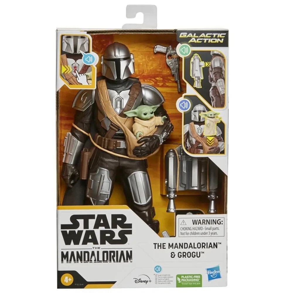 STAR WARS Galactic Action The Mandalorian & Grogu Electrónicas Interactivas Figure