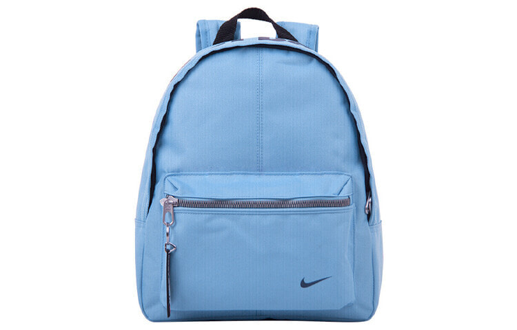 Nike 时尚简约纯色户外 聚酯纤维 书包背包双肩包 儿童款 蓝色 / Детская сумка Nike BA4606-412