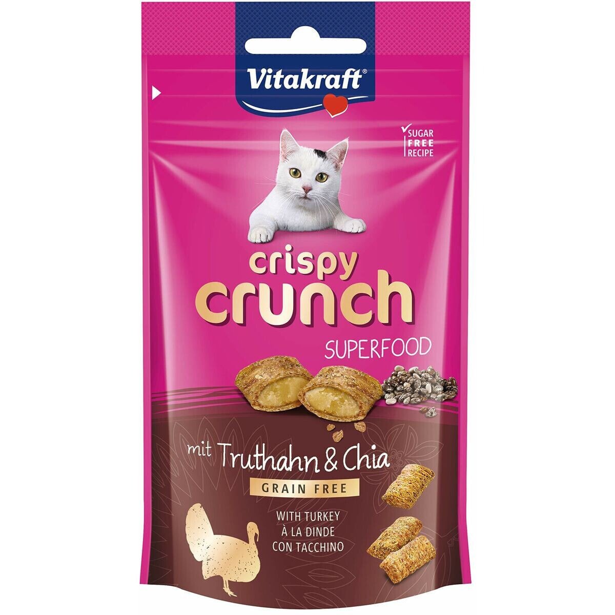 Snack for Cats Vitakraft CRISPY CRUNCH Turkey 60 g