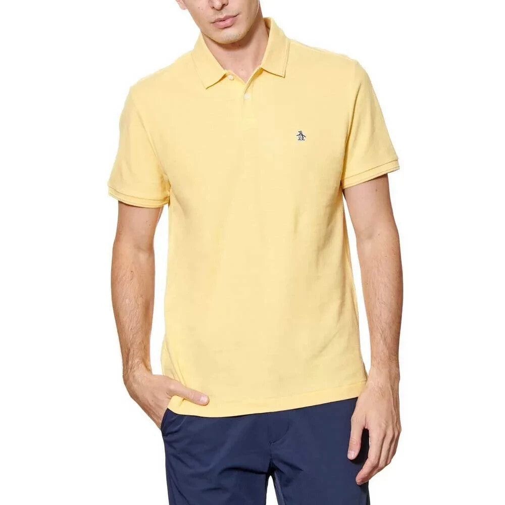 ORIGINAL PENGUIN Daddy Organic Pique Sticker Pete short sleeve polo