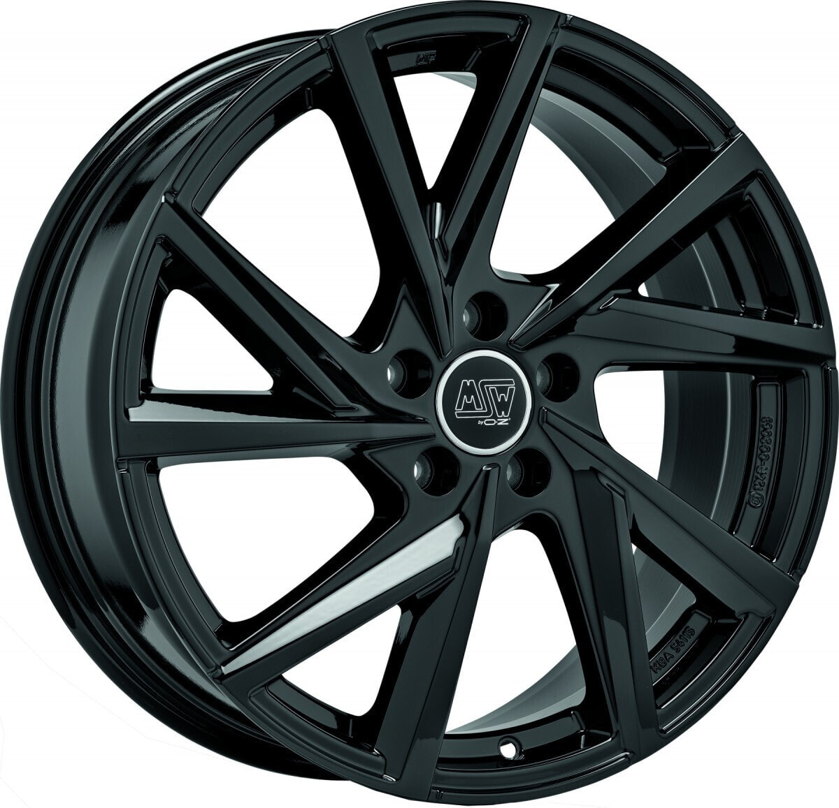 Колесный диск литой MSW MSW 80/5 gloss black 8x19 ET40 - LK5/112 ML57.06