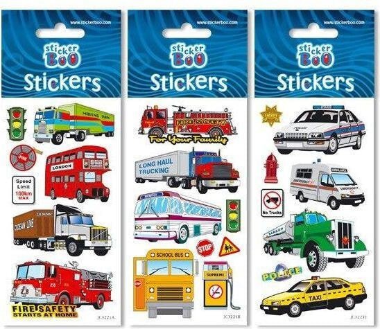 Starpak Stickers 66x180 mm, Cars - 225034