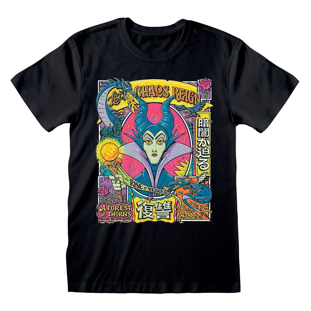 HEROES Disney Maleficent Let Chaos Reign Short Sleeve T-Shirt