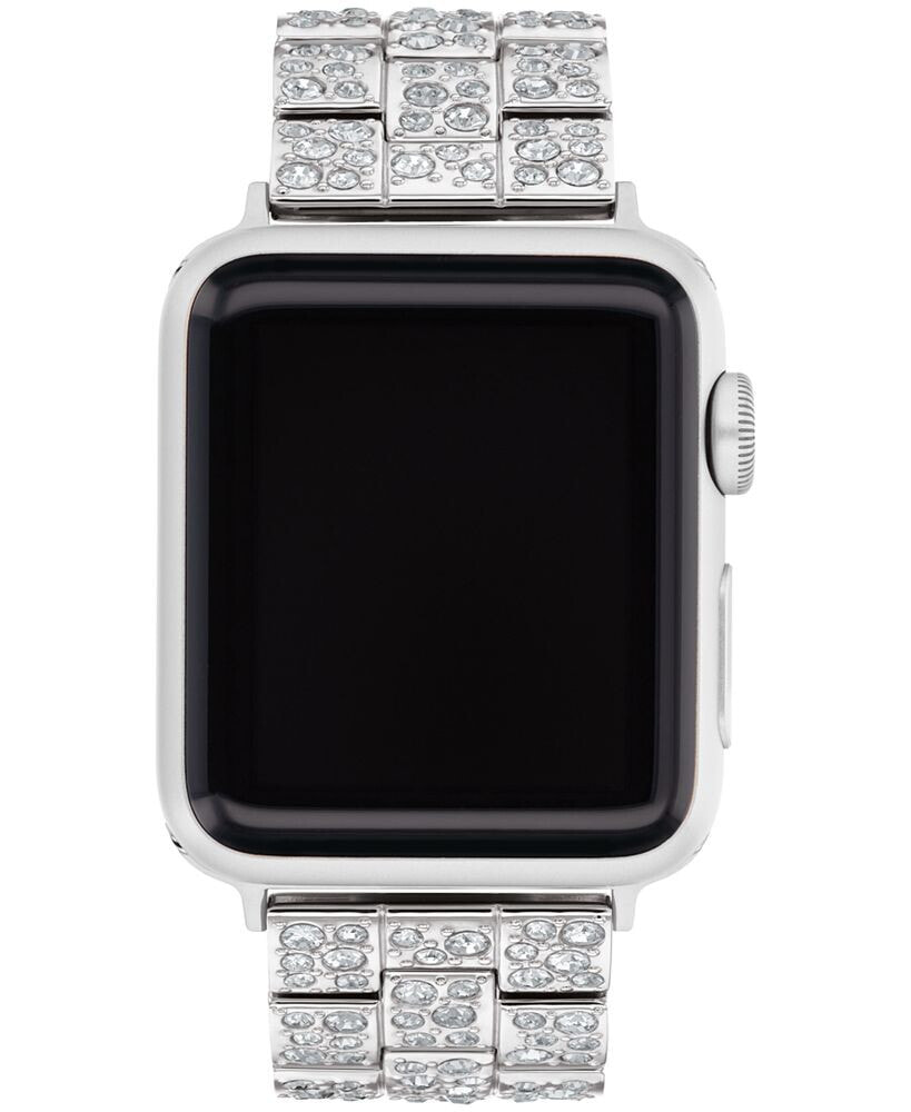 COACH stainless Steel Crystal Bracelet Apple Watch, 38, 40, 41mm