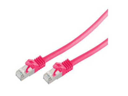 shiverpeaks BS75513-M сетевой кабель 3 m Cat7 S/FTP (S-STP) Розовый