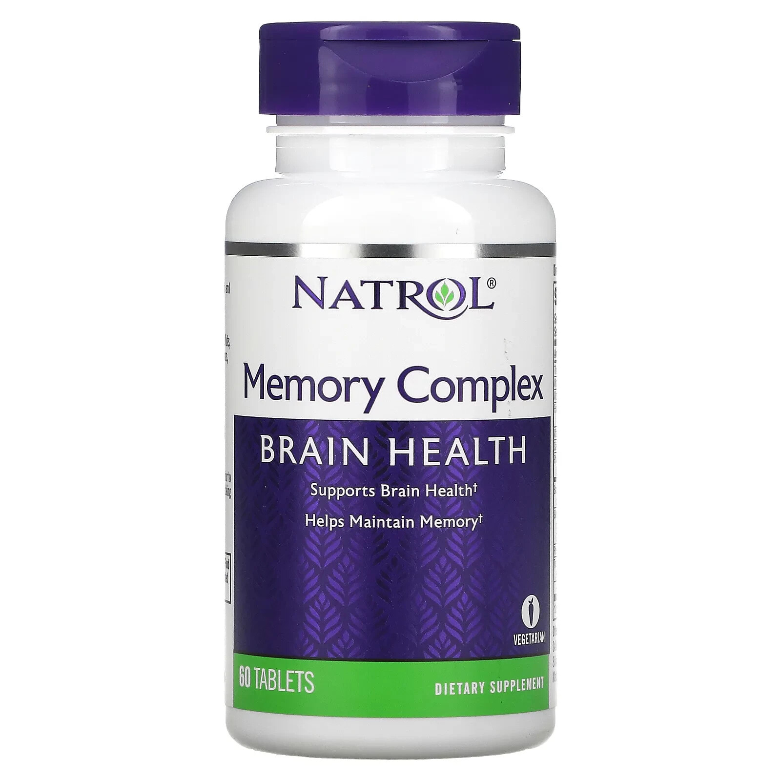 Натрол, Memory Complex, здоровье мозга, 60 таблеток
