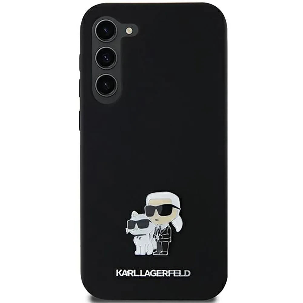 KARL LAGERFELD KLHCSA55SMHKCNPK A55 A556 Silicone Karl&Choupette Pin phone case