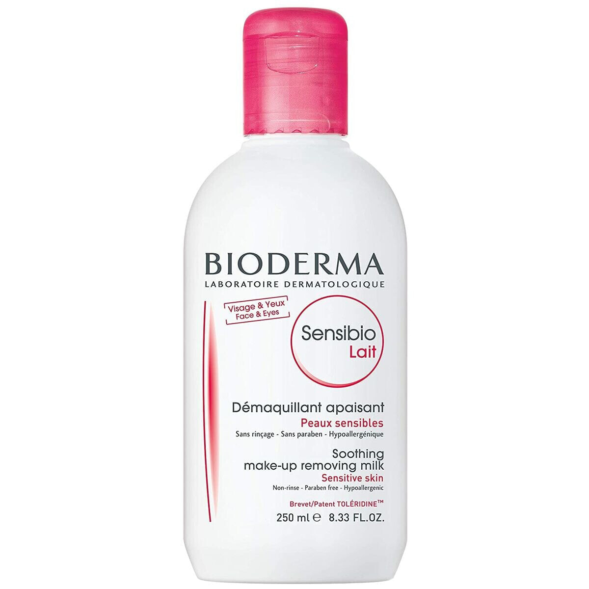 Молочко для снятия макияжа Bioderma Sensibio 250 ml