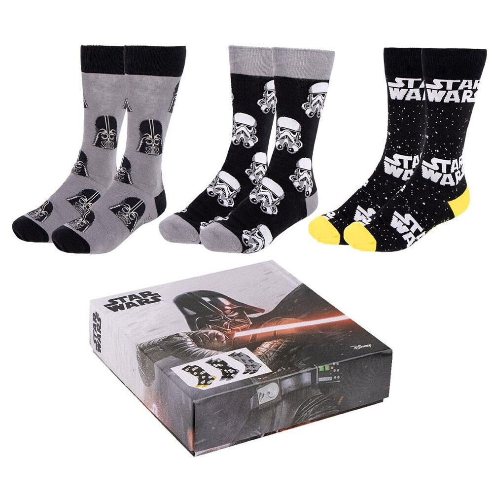 CERDA GROUP Star Wars Half Socks 3 Units