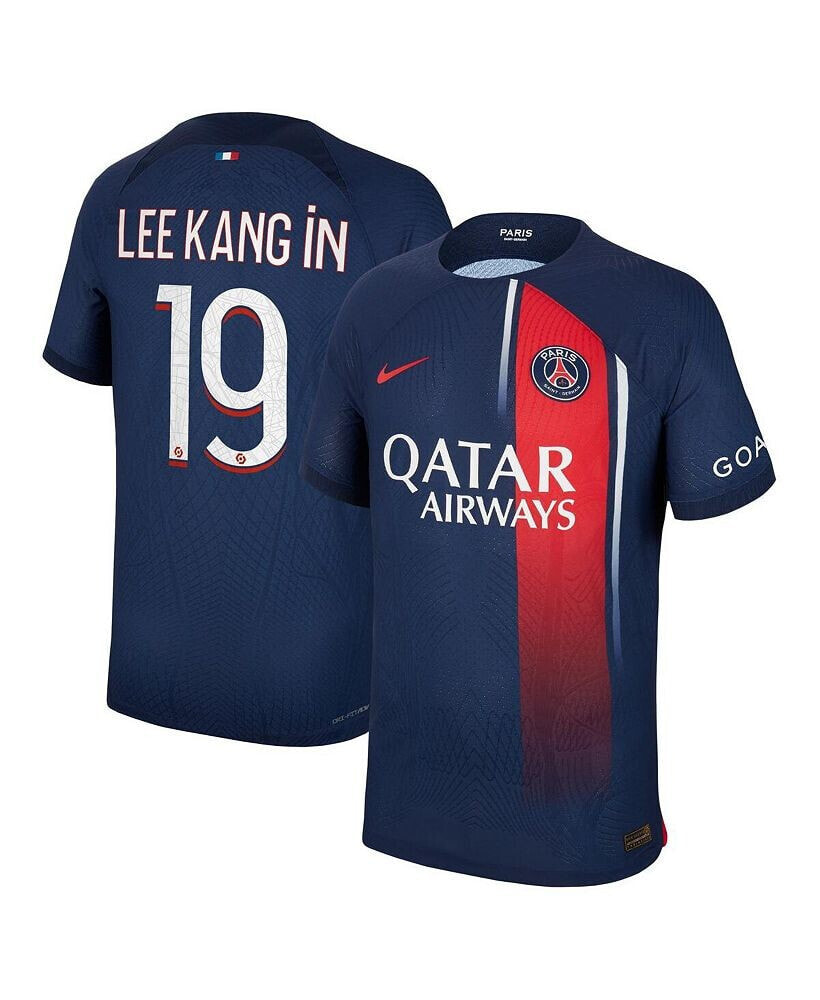 Nike men's Lee Kang In Navy Paris Saint-Germain 2023/24 Home Authentic Player Jersey