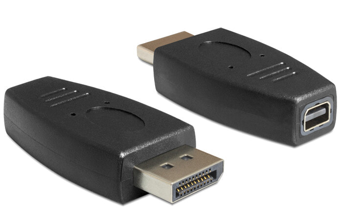 DeLOCK 65237 кабельный разъем/переходник DisplayPort M mini DisplayPort F Черный